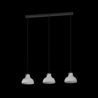 EGLO Pendelleuchte LB24 Matlock 3xE27 grau/schwarz