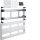 HAGER Verteilerfeld UD23B1 300x750mm 6x12PLE