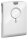 GROTHE Elektronik-Gong Echo 230 weiss 230V AC und 8-12V ACDC