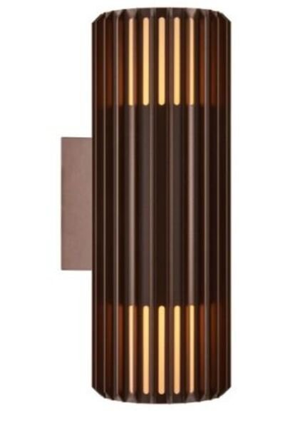 NORDLUX Wandleuchte LB24 Aludra Double Brown metallic Seaside