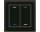 MDT Glastaster KNX II Light 2fach RGBW sw neutral TS