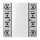 JUNG Funk-Wandsendermodul 2fach KNX RF
