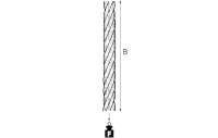 NIEDAX EKLIPS-Band CW50-4 Stahlseil 50m 4mm