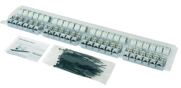 TELEG&Auml;RTNER AMJ-Modul K Keystone 1xRJ45 T568A Cat.6A ISO (Blister 24 St.)