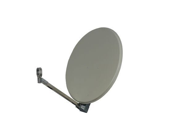TELEVES SAT-Spiegel weiss S660-W 67x71cm Guss-Feedhalter 40mm