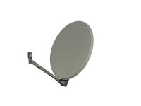 TELEVES SAT-Spiegel weiss S660-W 67x71cm Guss-Feedhalter...