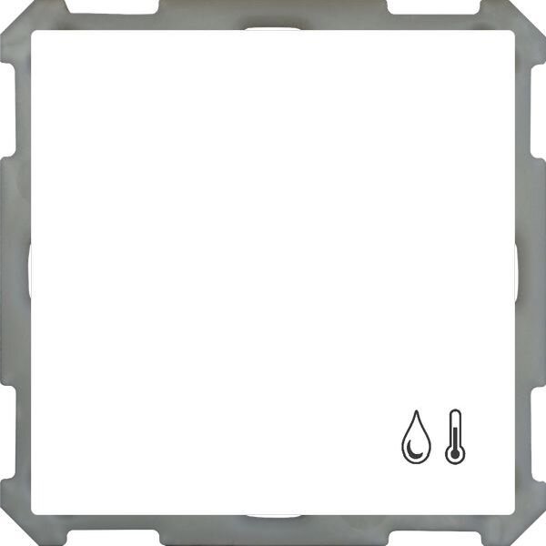 MDT Raumtemperatur-/Feuchtesensor KNX 63 Studiowei&szlig; gl&auml;nzend