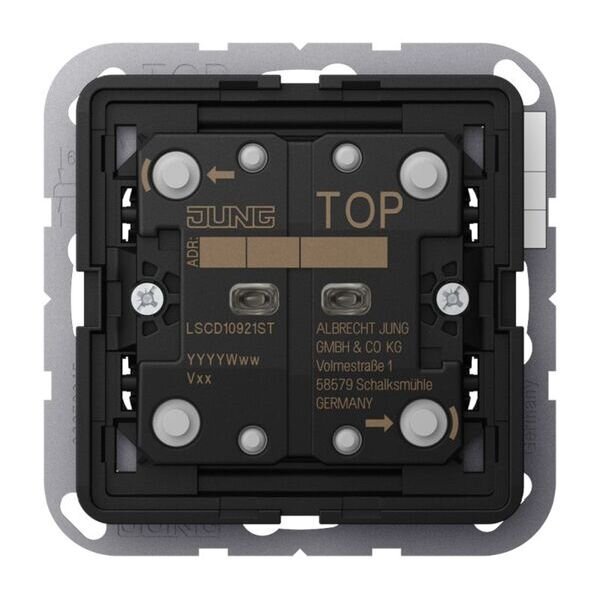JUNG Taster LSCD10921ST KNX Universal 2f.