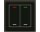 MDT Glastaster KNX II Light 2fach RGBW schwarz neutral
