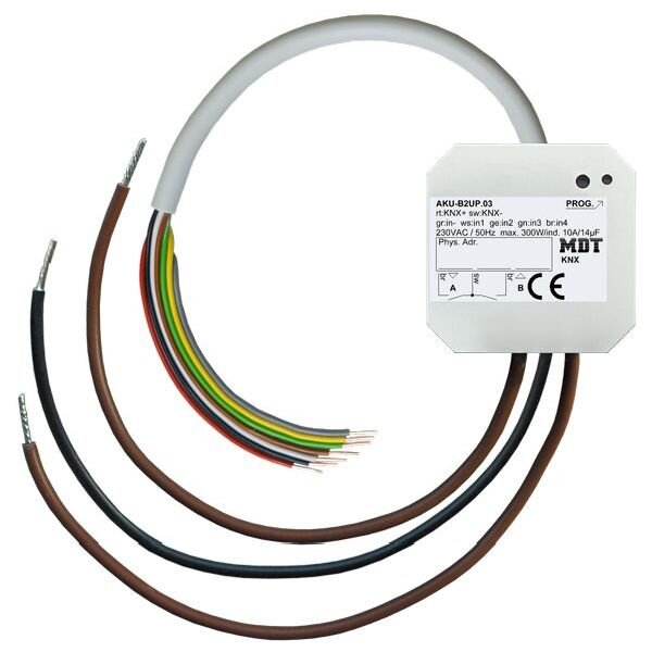 MDT Universalaktor 2-fach UP 10A 230VAC 14&micro;F 2EVG