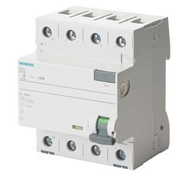 SIEMENS FI-Schutzschalter 5SV3346-6KL 63/0,03A 4polig