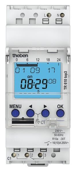 THEBEN Zeitschaltuhr TR 610 top3 1Kanal digital