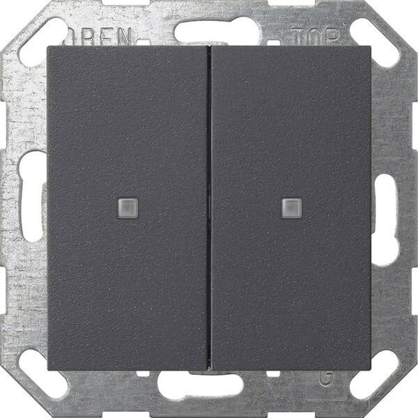 GIRA Wippe 517328 KNX Taster 2f System 55 Anthrazit