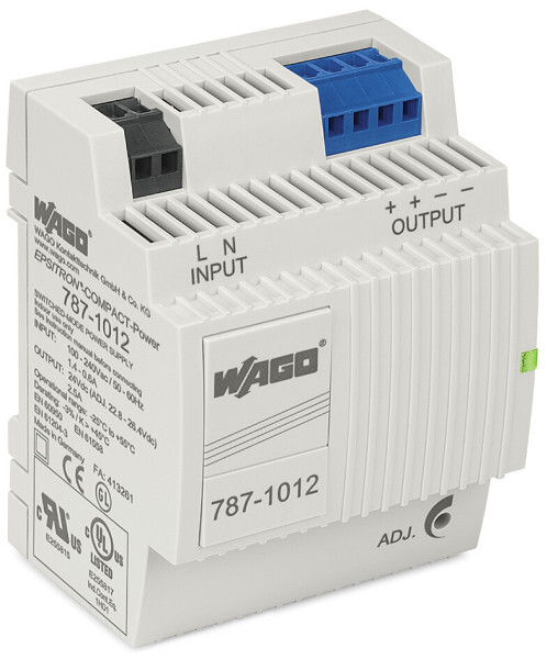 WAGO prim&auml;r getaktete Stromversorgung 787-1012 Compact Power 24V 2,5A