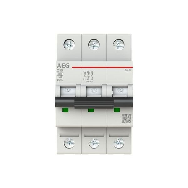 AEG Leitungsschutzschalter Elfaplus 6kA C-50A 3P