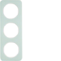BERKER Rahmen 10132109 3-fach R.1 Glas polarweiß