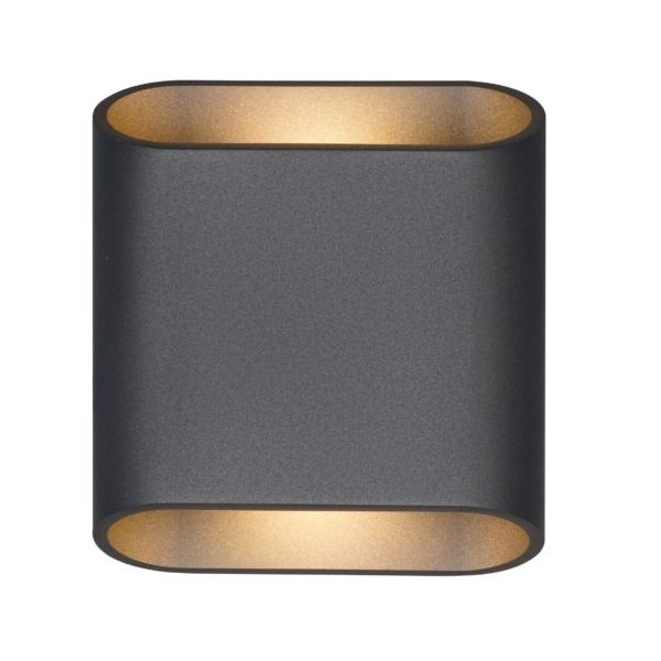 LCD LED-Wandleuchte LB24 10W 1000lm 27000/3200/4000K IP54 graphit
