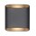 LCD LED-Wandleuchte LB24 10W 1000lm 27000/3200/4000K IP54 graphit