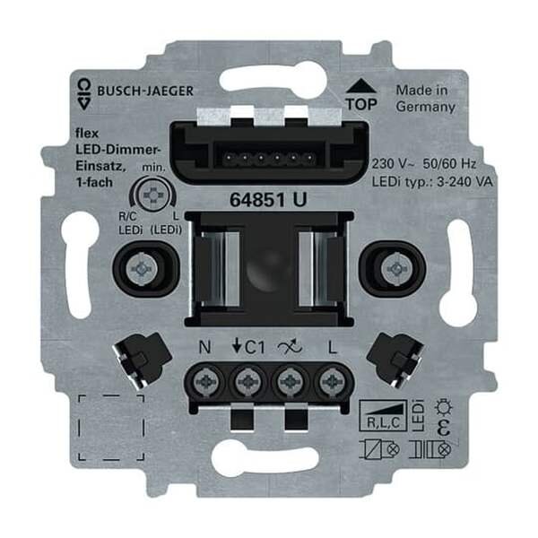 BUSCH-JAEGER LED-Dimmer 64851 U flex 1-f