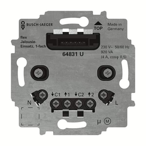 BUSCH-JAEGER Jalousieeinsatz 64831 U flex 1-f