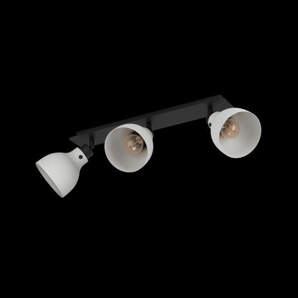 EGLO Deckenleuchte LB24 Matlock 3xE27 grau/schwarz