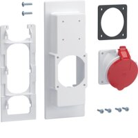 HAGER Steckdosenflansch universZ 1xCEE-Steckdose 32A
