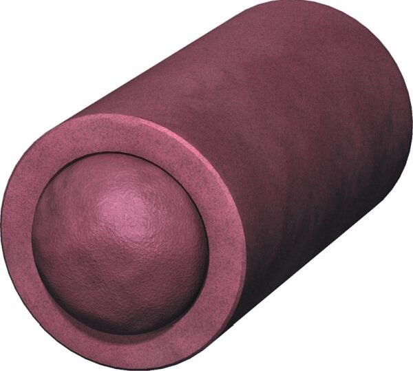 OBO Rohrschale FBA-D150 D: 78x150mm rot