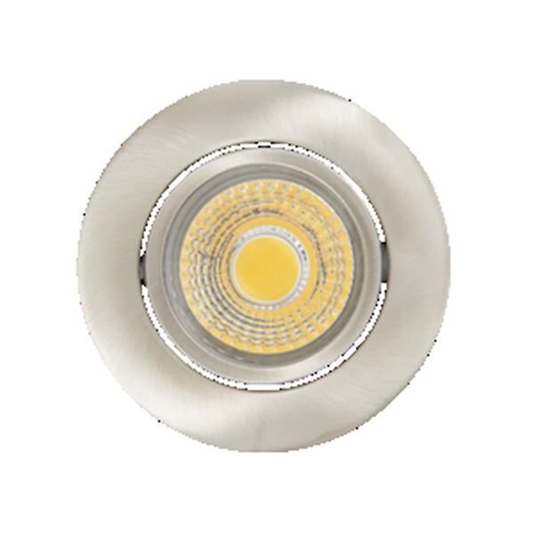 NOBILE LED-Deckeneinbaustrahler LB24 A 5068 T Flat nickel-geb. 8W 930 38&deg;