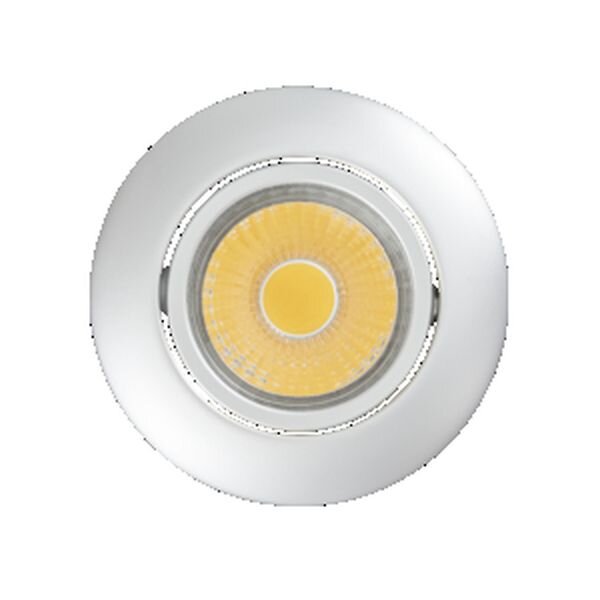 NOBILE LED-Deckeneinbaustrahler LB24 A 5068 T Flat chrom-matt 8W 930 38&deg;