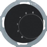 BERKER Raumtemperaturregler 20262035 schwarz glänzend