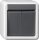GIRA Taster 516130 KNX/EIB 2fach BA WG AP 1 LED gr
