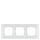SIEMENS Rahmen 5TG1203-1 3fach Glas weiss