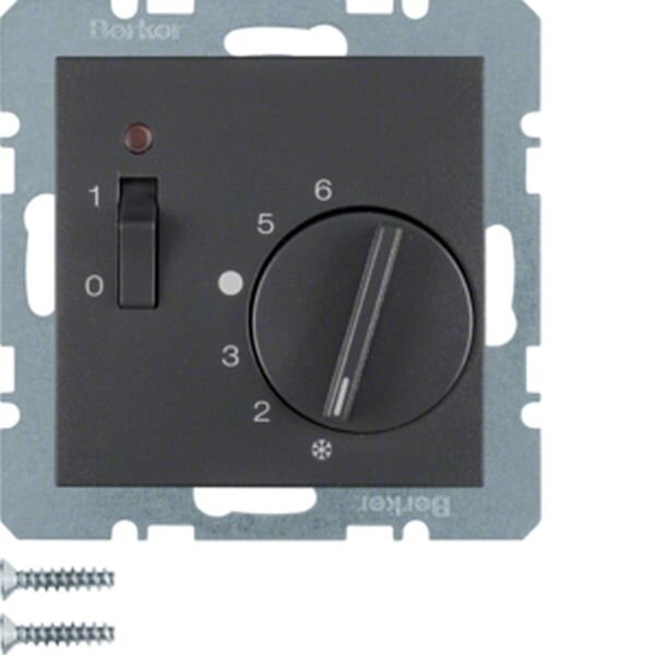 BERKER Raumtemperaturregler 20301606 anthrazit matt