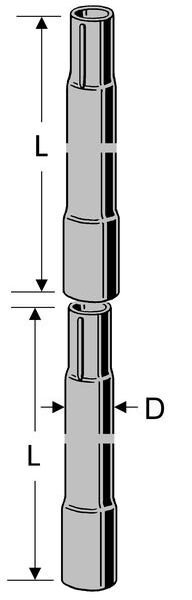 KATHREIN Steckmast ZSA 46 2m