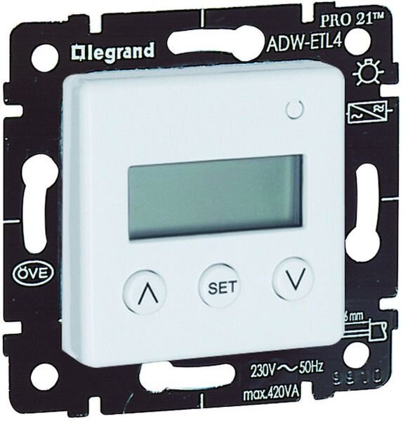 LEGRAND Rollladenschaltuhr VLIFE ultraweiss