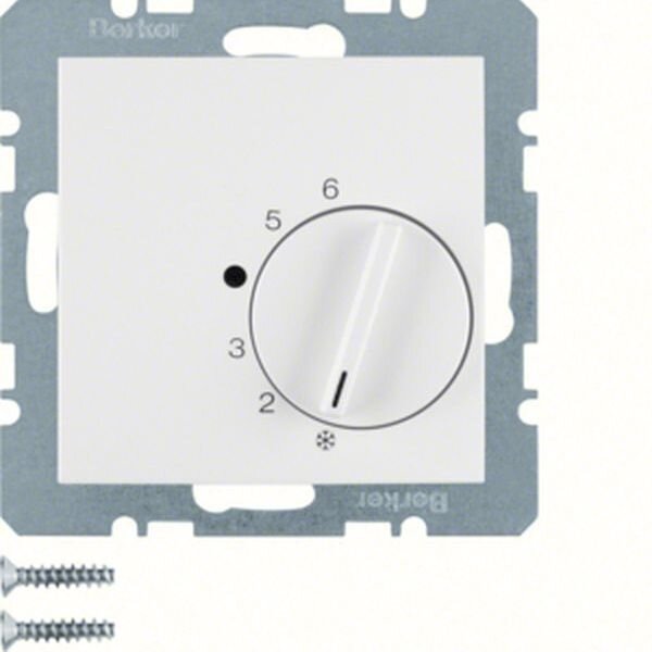 BERKER Raumtemperaturregler 20261909 polarweiss matt