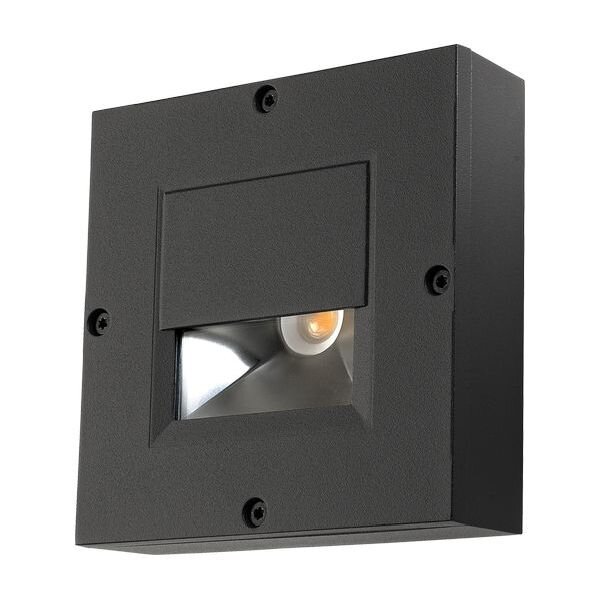 SG Leuchten LED-Wandleuchte LB24 CALLISTO 3W 140lm 3000K dim IP65 sw