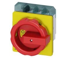 SIEMENS Haupt-/Not-Aus-Schalter 3LD2504-1TL53 4polig...