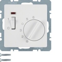 BERKER Raumtemperaturregler 20306089 polarweiss samt