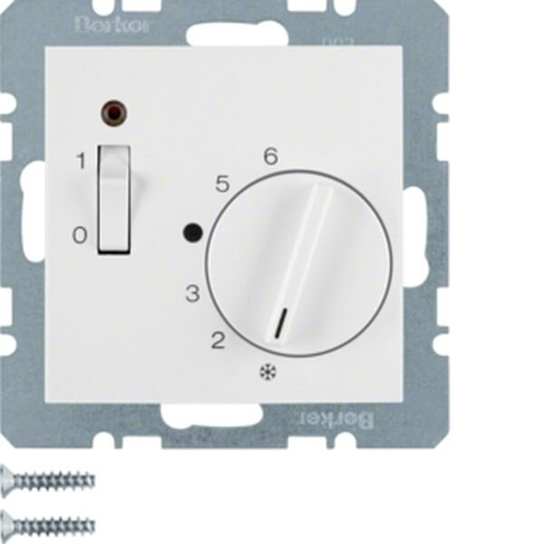 BERKER Raumtemperaturregler 20301909 polarweiss matt