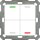 MDT Taster KNX Light 55 4fach RGBW Temperatursensor