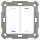 MDT Taster Light 55 2f. RGBW reinwei&szlig; gl. neutral
