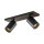 BRUMBERG Deckenleuchte LB24 TAGES max.8W 2xGU10 recht. Baldachin sw