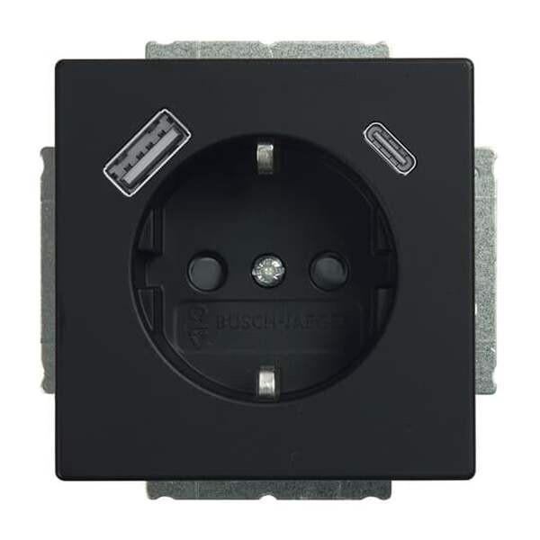 BUSCH-JAEGER USB-Steckdose SCHUKO 20 EUCB2USBAC-885 A+C