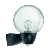 ESYLUX Wandleuchte LB24 AL MONZA WL TR MD sw