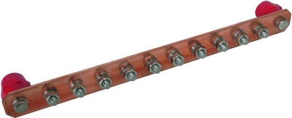 DEHN Potentialausgleichsschiene 472217 PAS I 10AP M10 CU ohne Abdeckung
