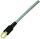 PROTEC.net Patchkabel halogenfrei grau PPK6A Cat6A-ISO 4P27 S/FTP 2XRJ45 40,0m