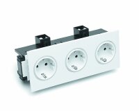 OBO Steckdose BRK 3STD rws SIGNA IN 3fach reinweiß