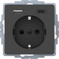 BERKER Steckdose SCHUKO 48046086 USB A-C Q.1/Q.3 ant....