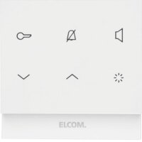 HAGER ELCOM Audio-Haustelefon eckig 2D polarweiss...